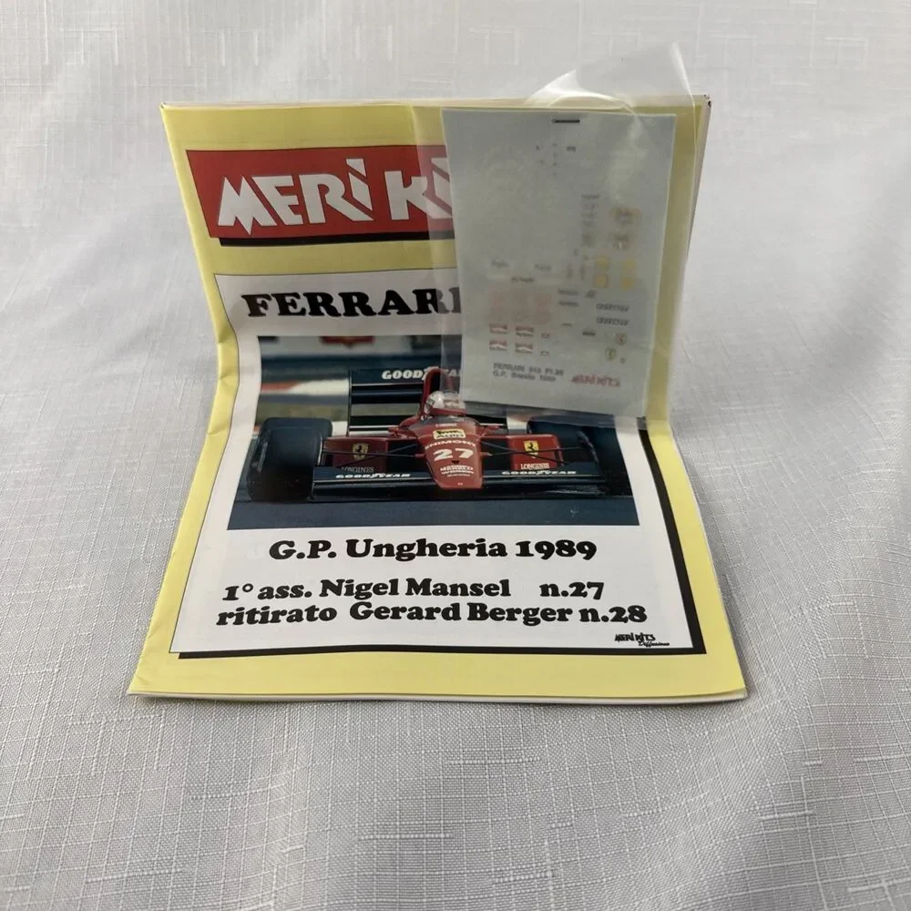 MERIKITS 1:43 1989 Ferrari 640/1 G.P Ungheria #MKS011